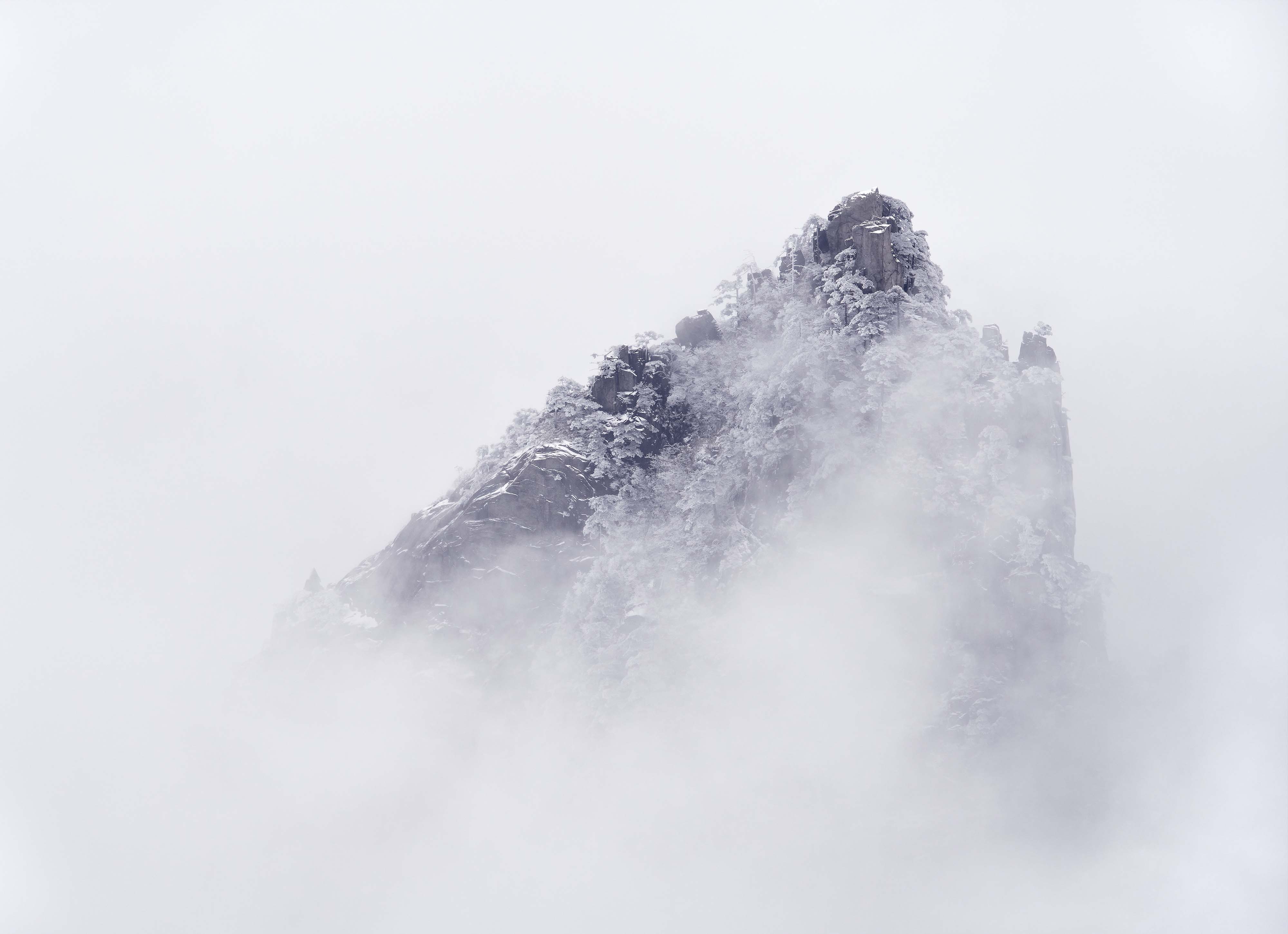 Yellow Mountains in Winter, Anhui Province, China